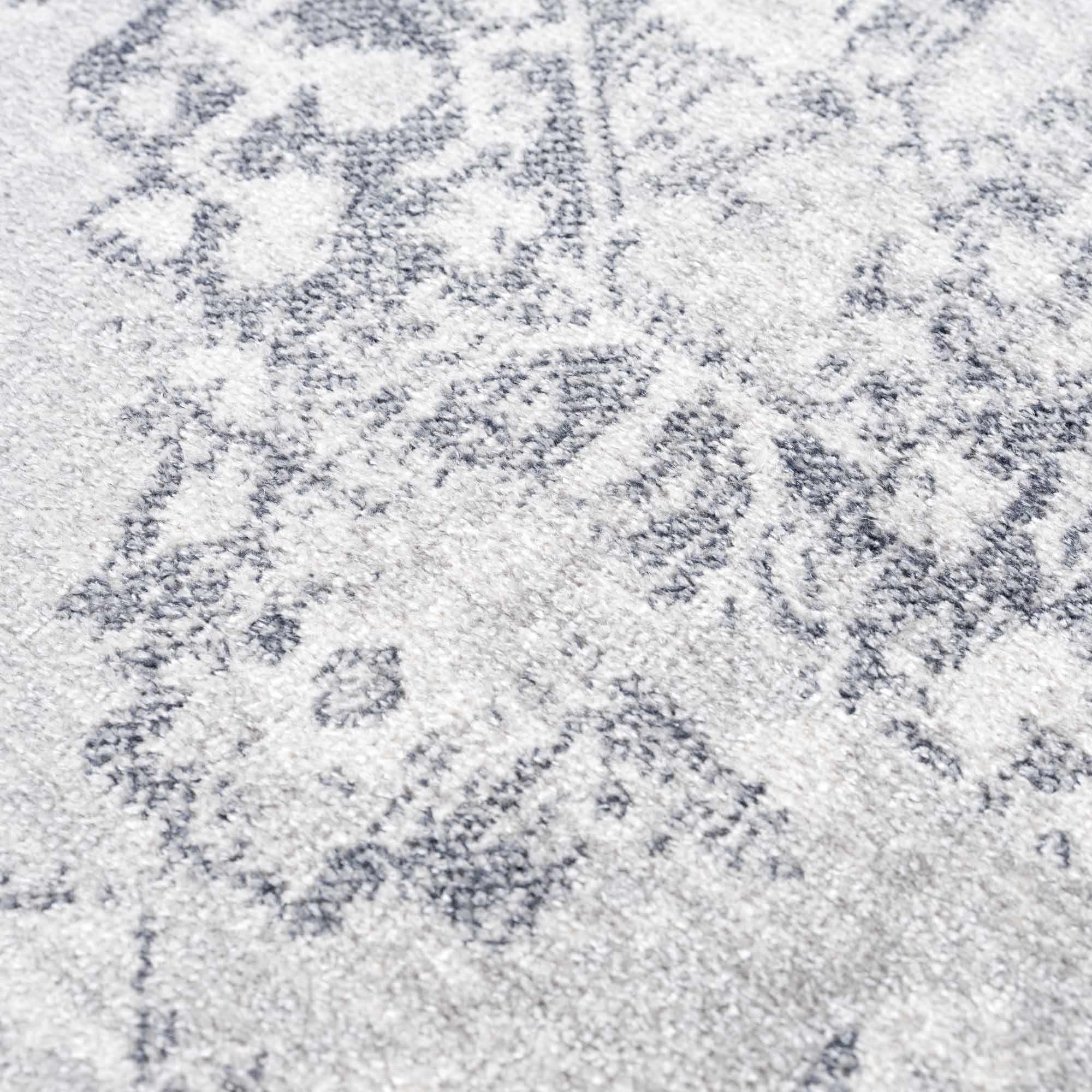 Akram Antrasit Flat Pile Washable Rug - MyTuftedRugs.com