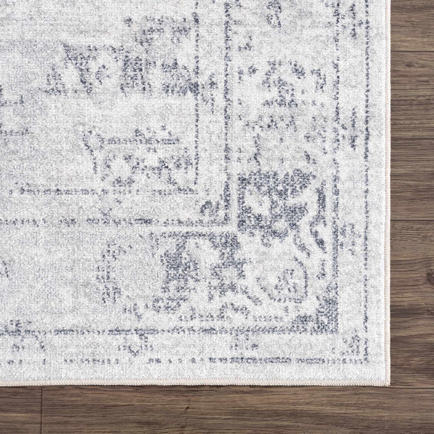 Akram Antrasit Flat Pile Washable Rug - MyTuftedRugs.com
