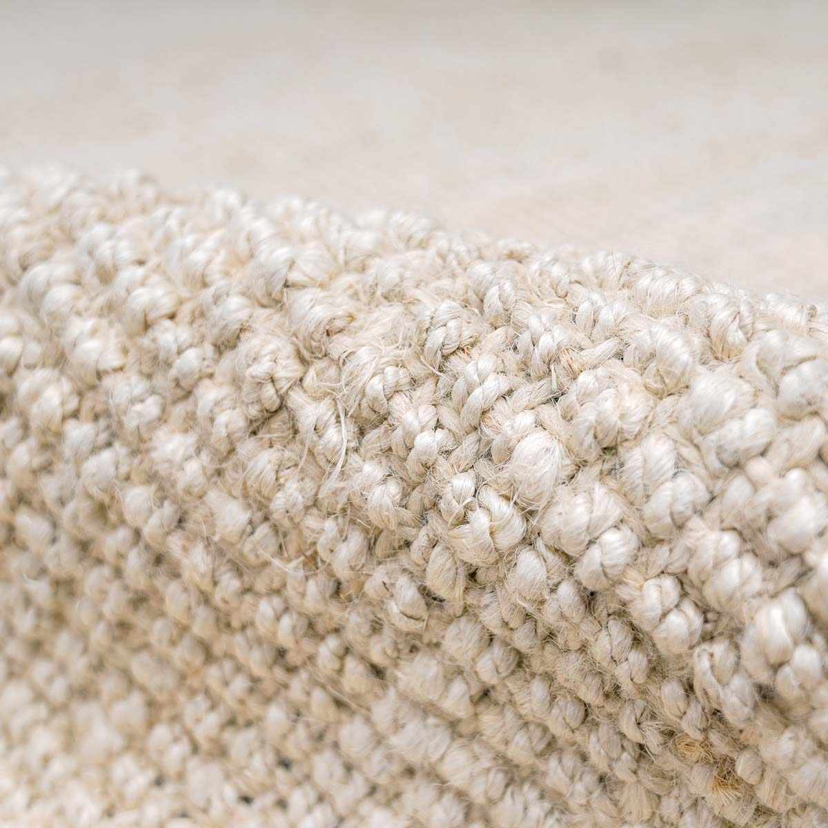 Ambel Cream Jute Rug - MyTuftedRugs.com