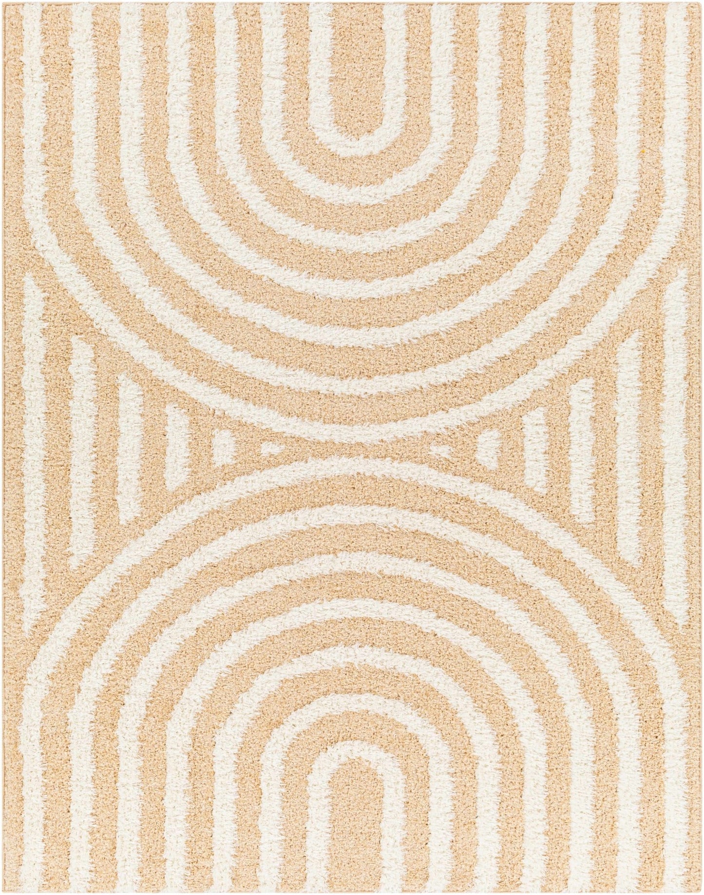 Arnel Beige Area Rug - MyTuftedRugs.com
