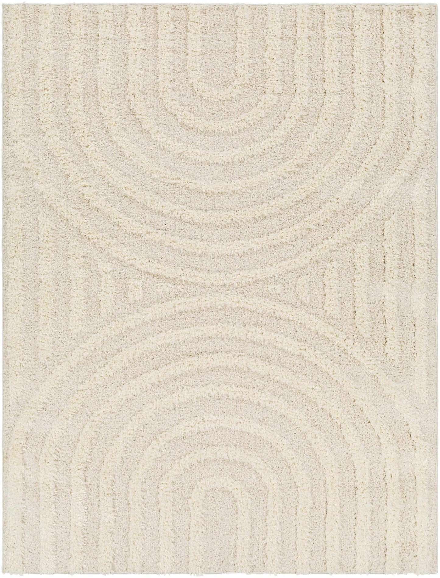 Arnel Cream Area Rug - MyTuftedRugs.com