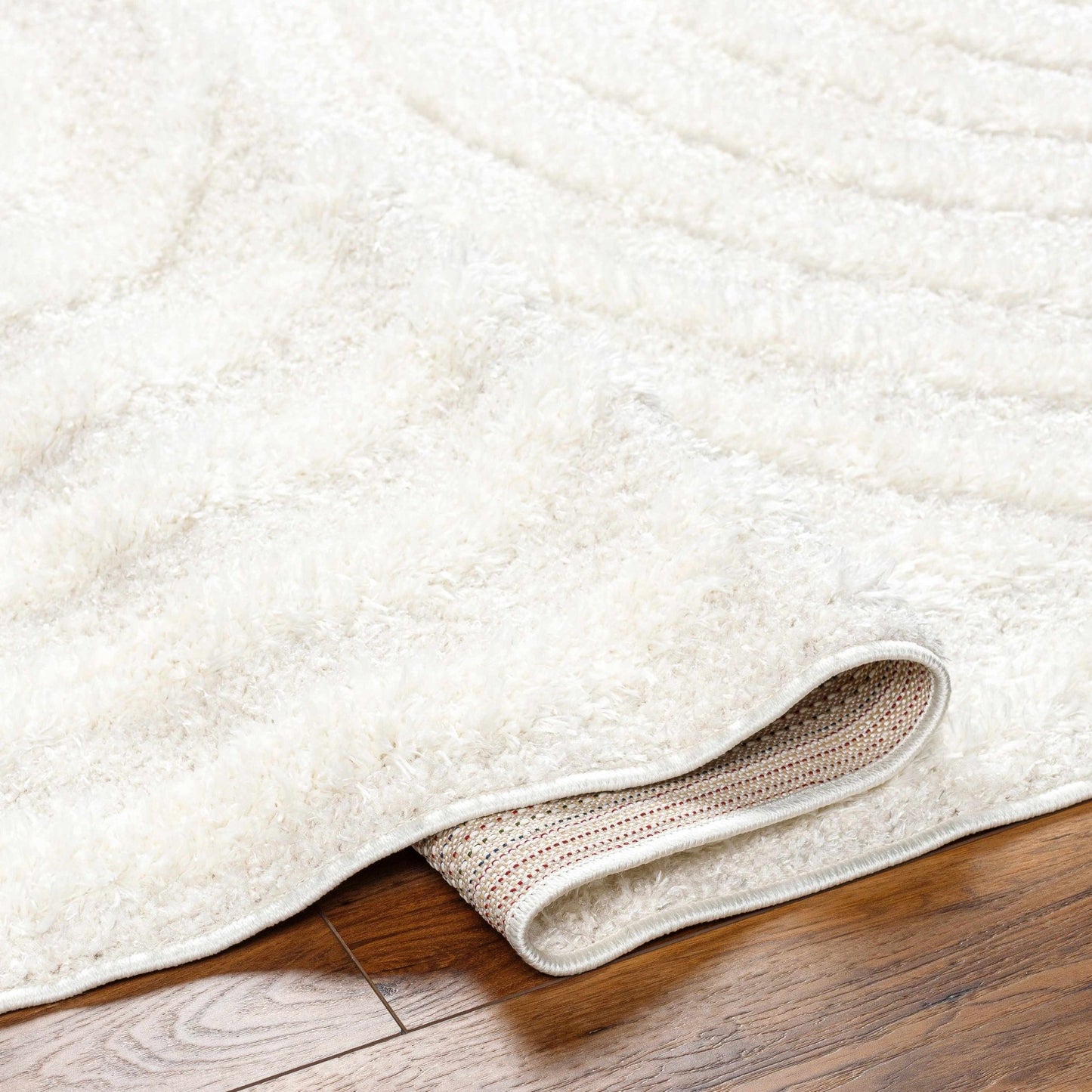 Arnel Cream Area Rug - MyTuftedRugs.com