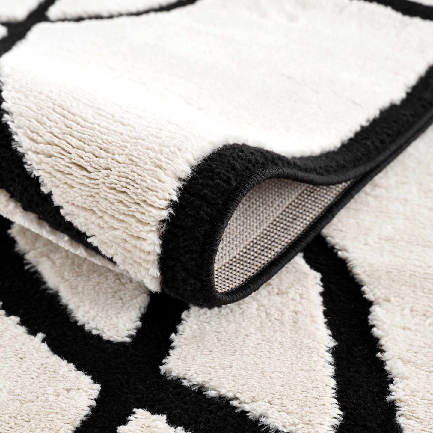 Azana Black & White Area Rug - MyTuftedRugs.com