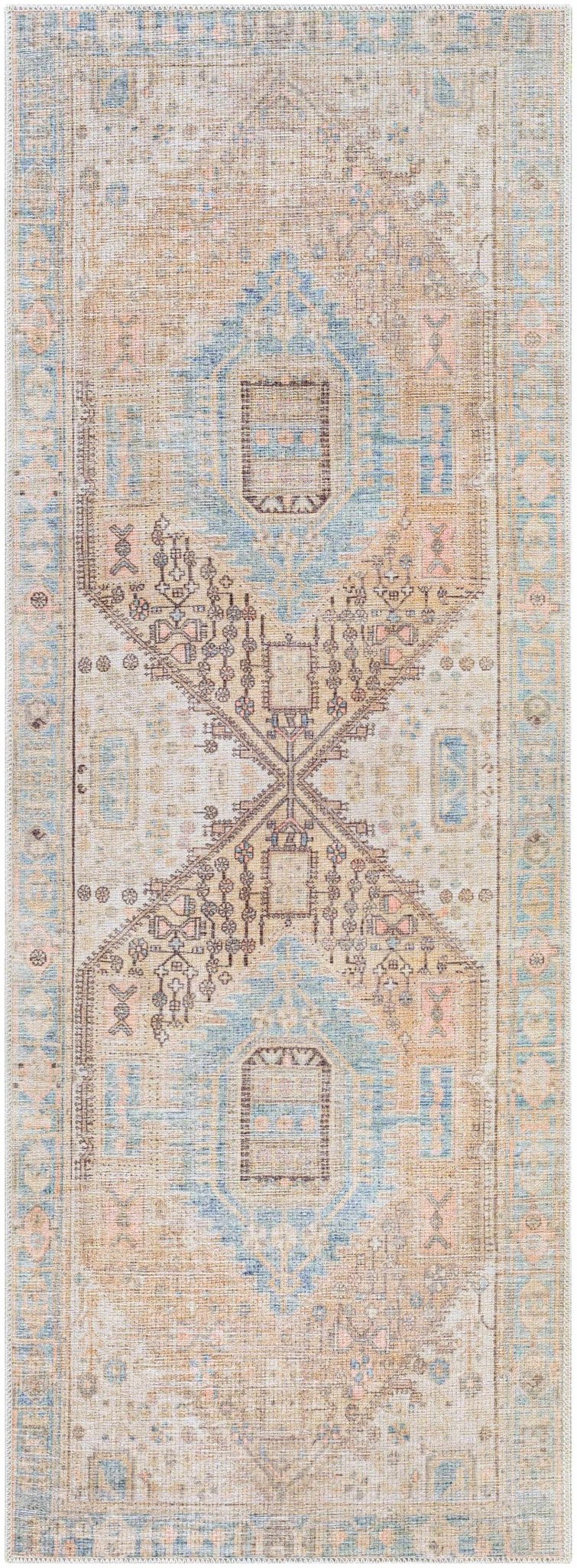 Baloy Vintage Washable Rug - MyTuftedRugs.com