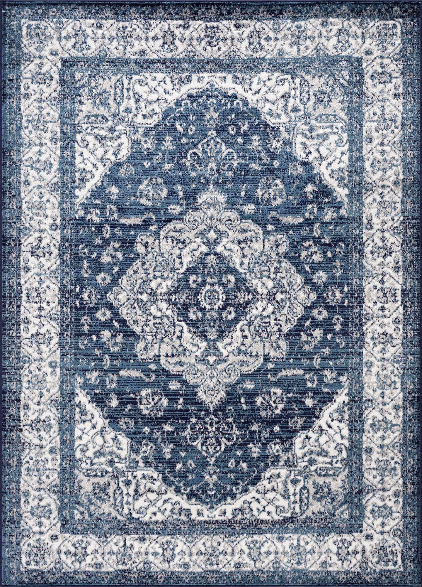 Billy Blue Medallion Rug - Promo - MyTuftedRugs.com