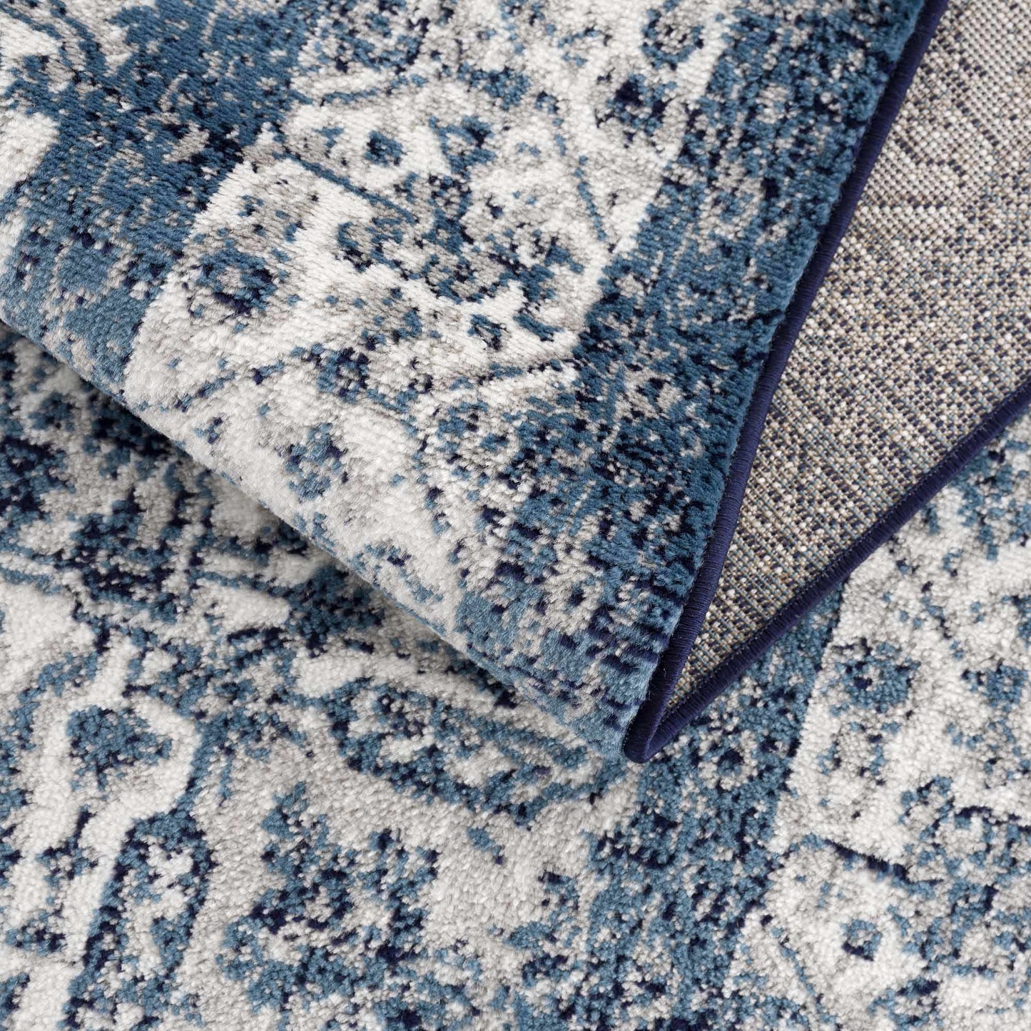 Billy Blue Medallion Rug - Promo - MyTuftedRugs.com