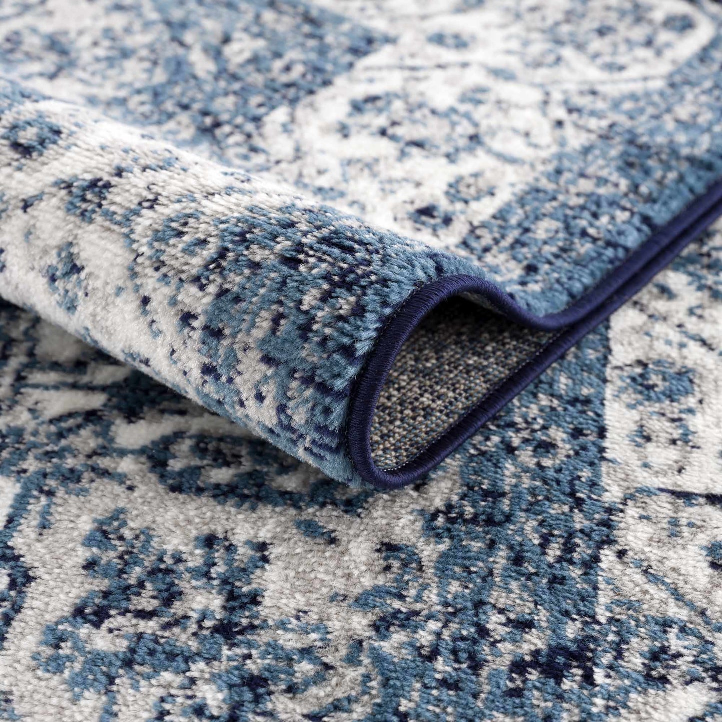 Billy Blue Medallion Rug - Promo - MyTuftedRugs.com