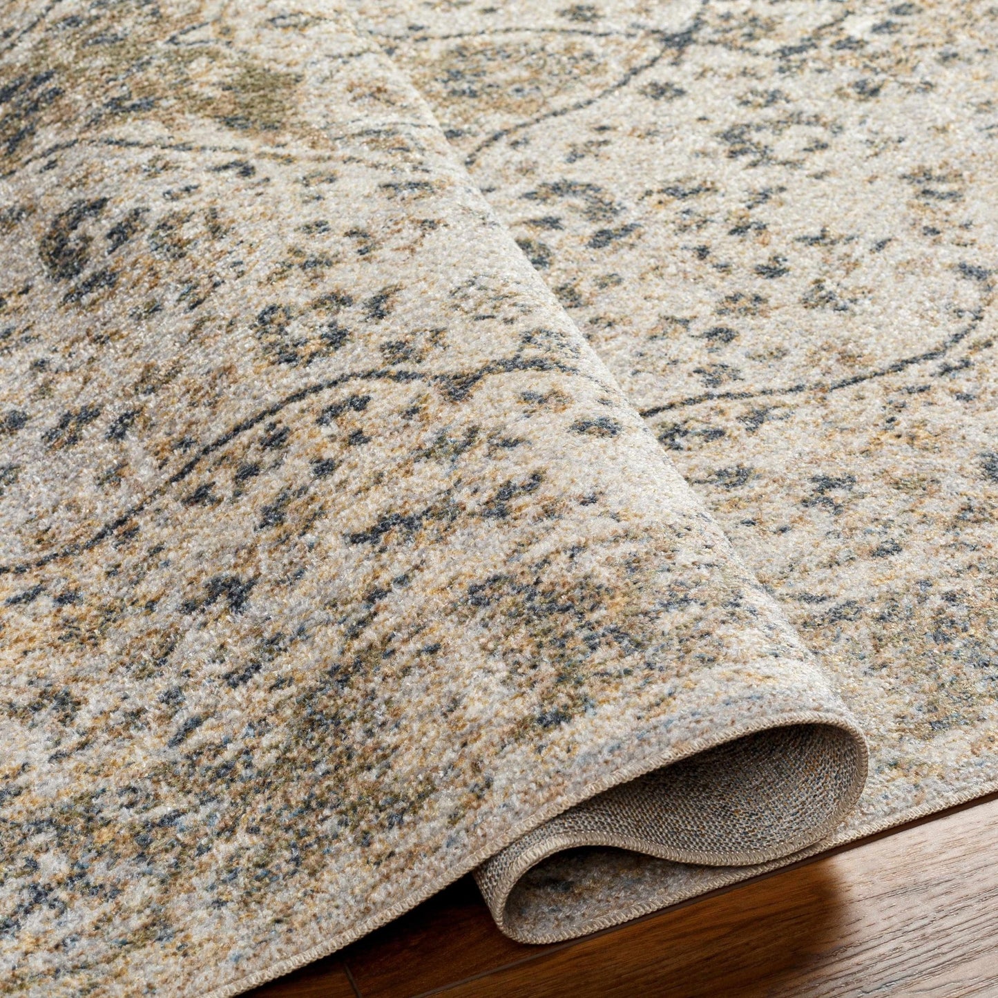 Cara Flat Pile Washable Rug - MyTuftedRugs.com