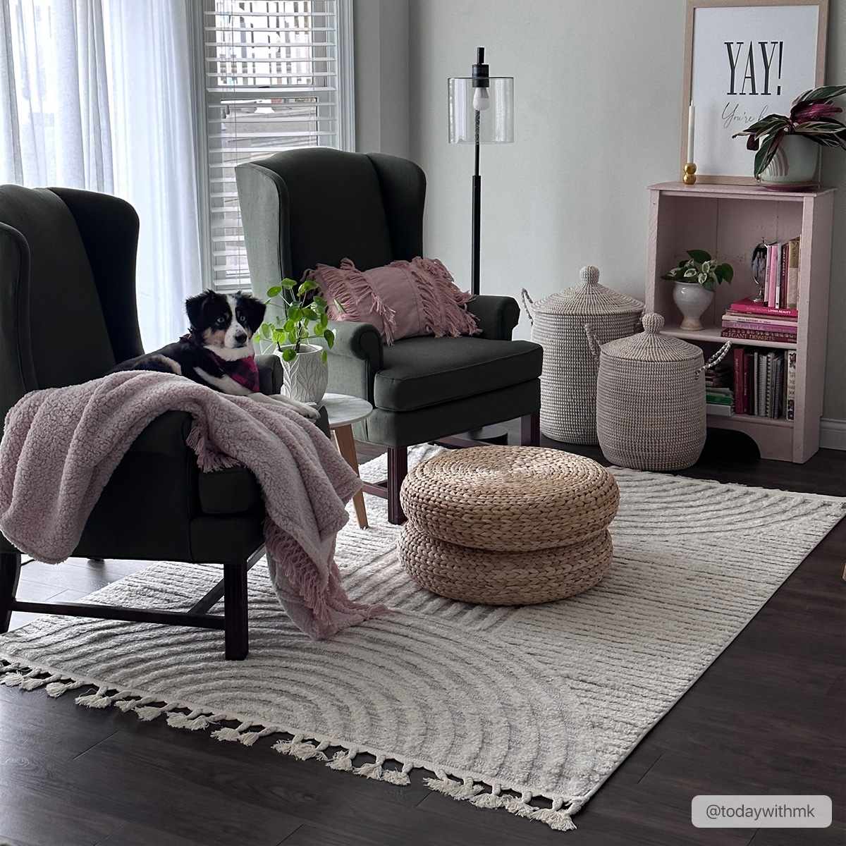 Dauin 3D Rainbow Area Rug with Tassels - MyTuftedRugs.com
