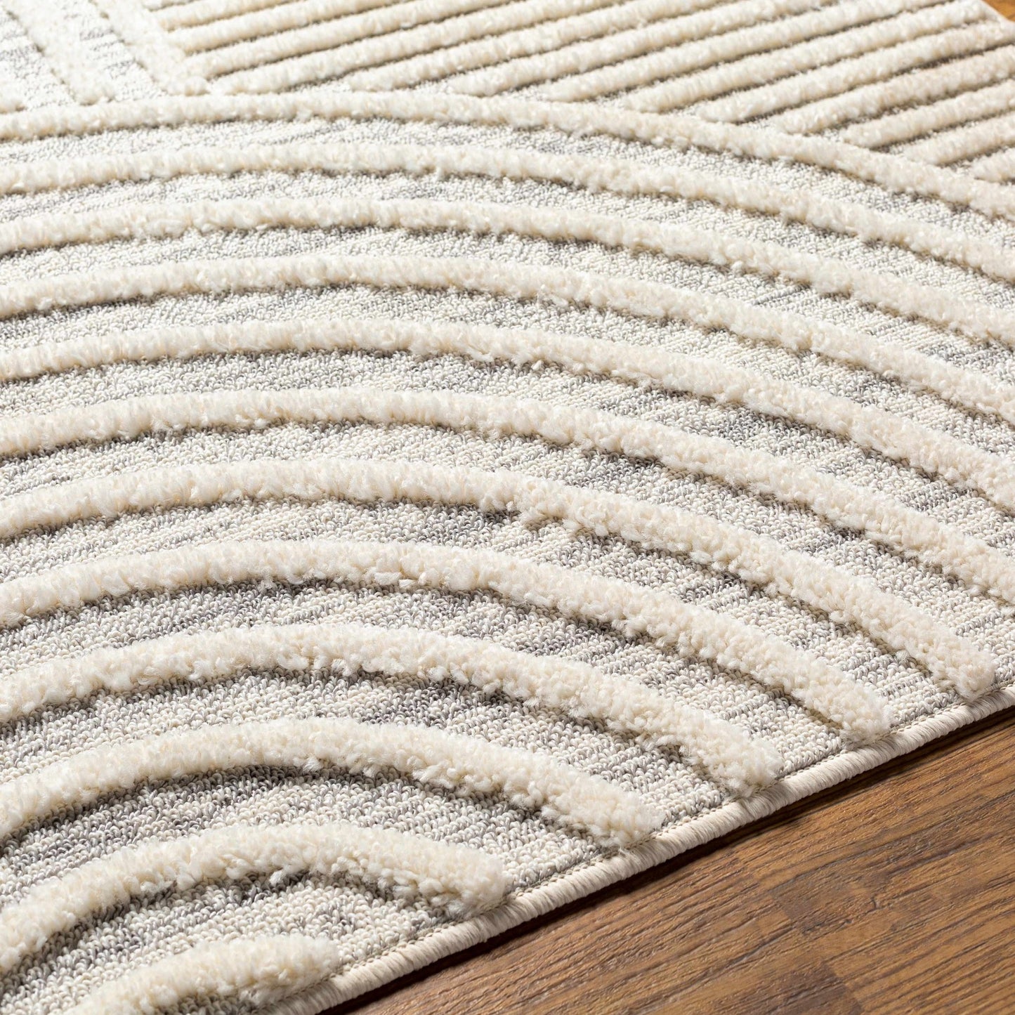 Dauin 3D Rainbow Area Rug with Tassels - MyTuftedRugs.com