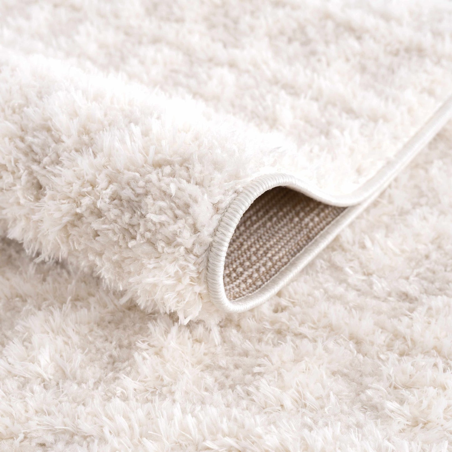 Eivin Cream Diamonds Plush Rug - MyTuftedRugs.com