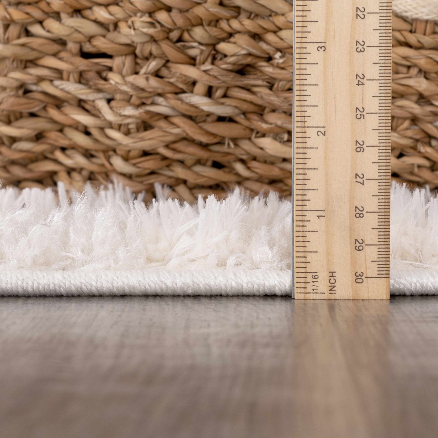 Eivin Cream Diamonds Plush Rug - MyTuftedRugs.com