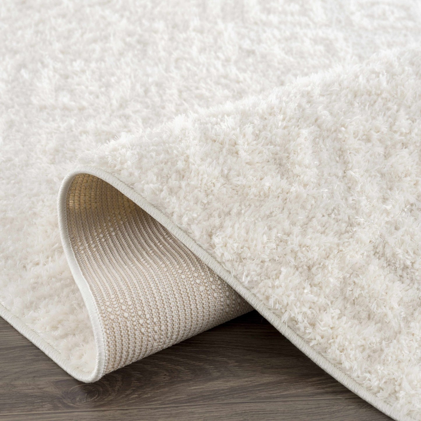 Eivin Cream Diamonds Plush Rug - MyTuftedRugs.com