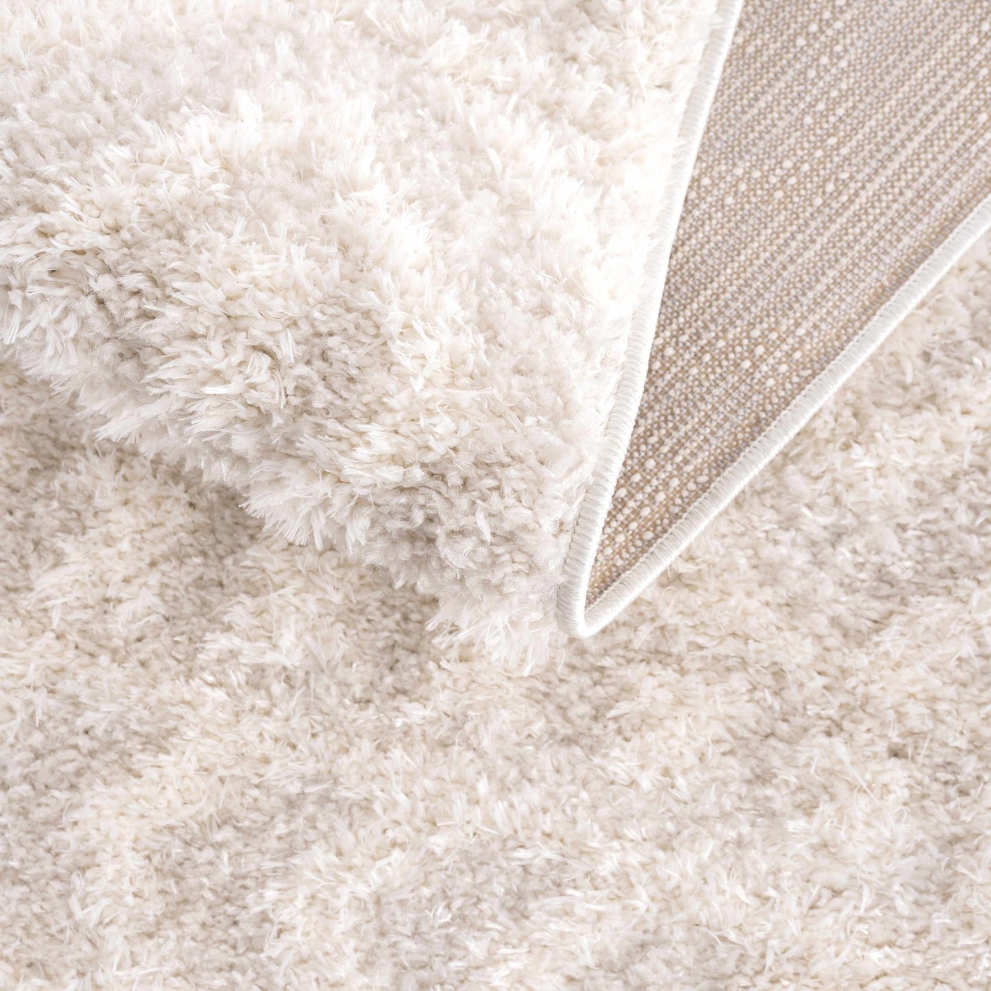 Eivin Cream Diamonds Plush Rug - MyTuftedRugs.com