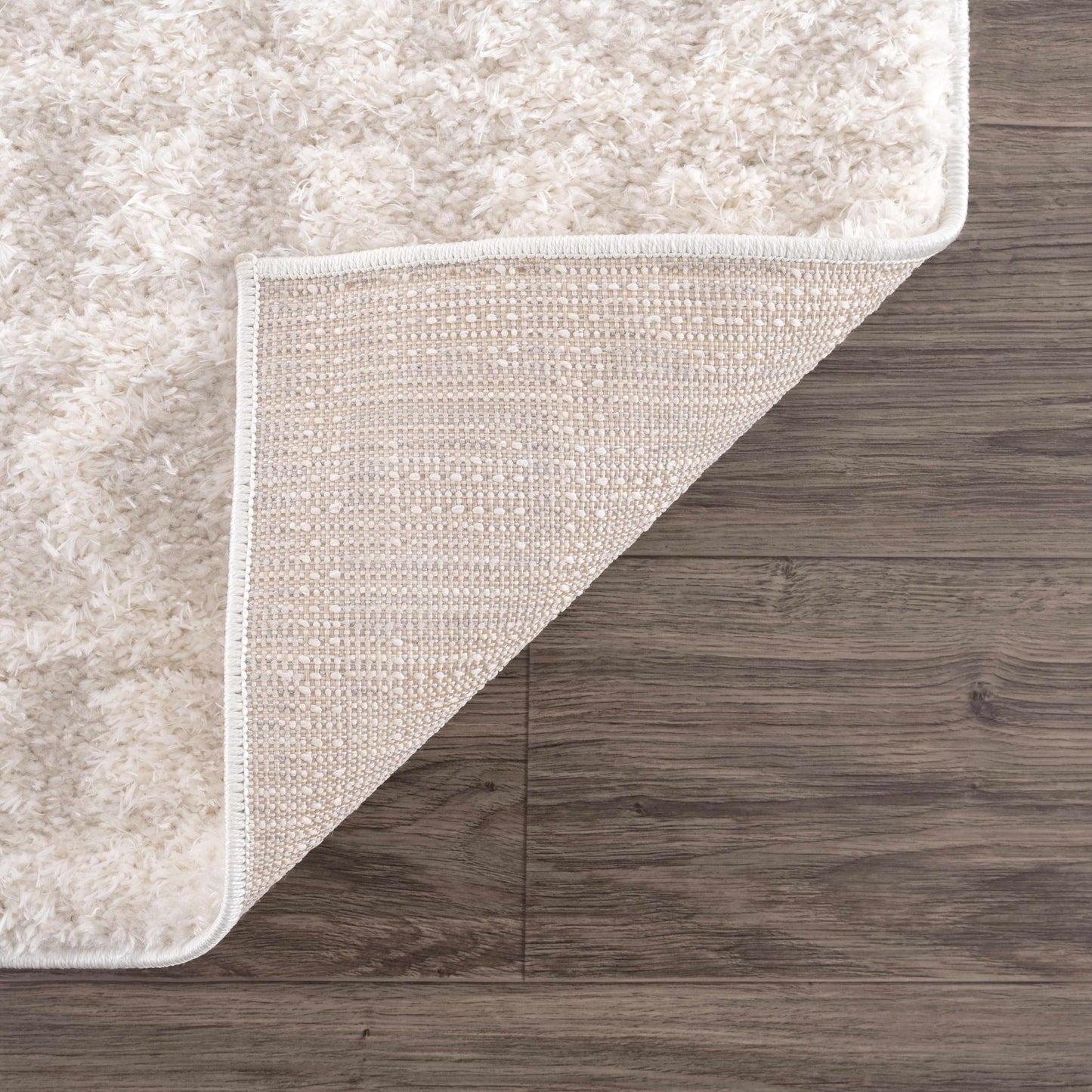 Eivin Cream Diamonds Plush Rug - MyTuftedRugs.com