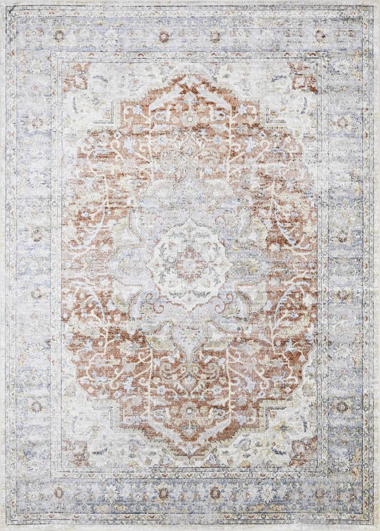 Emke Flat Pile Washable Rug - MyTuftedRugs.com