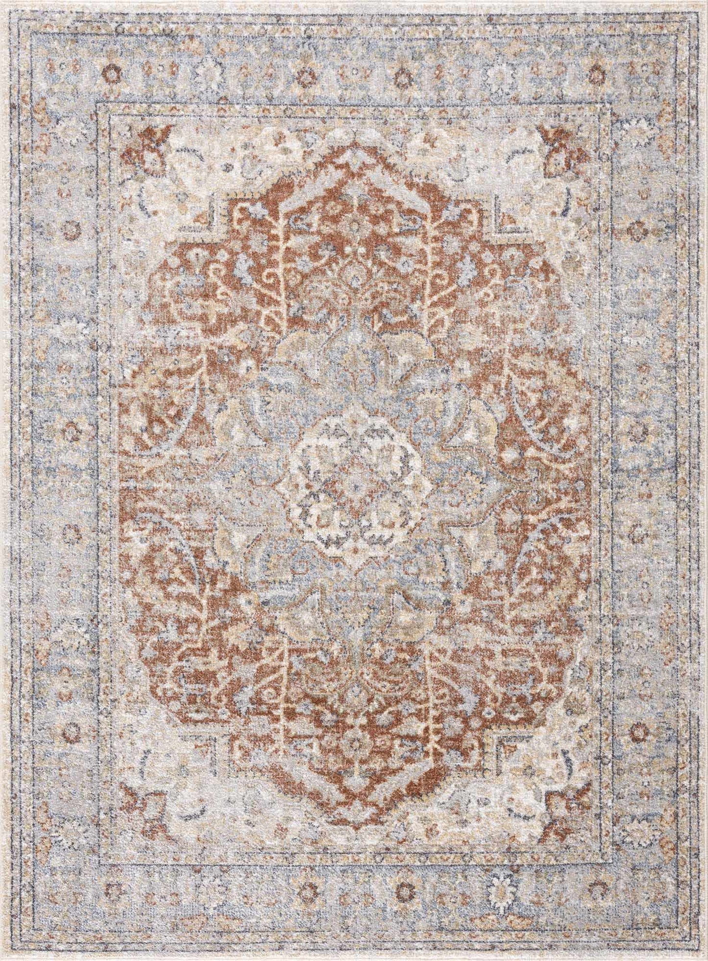 Emke Flat Pile Washable Rug - MyTuftedRugs.com