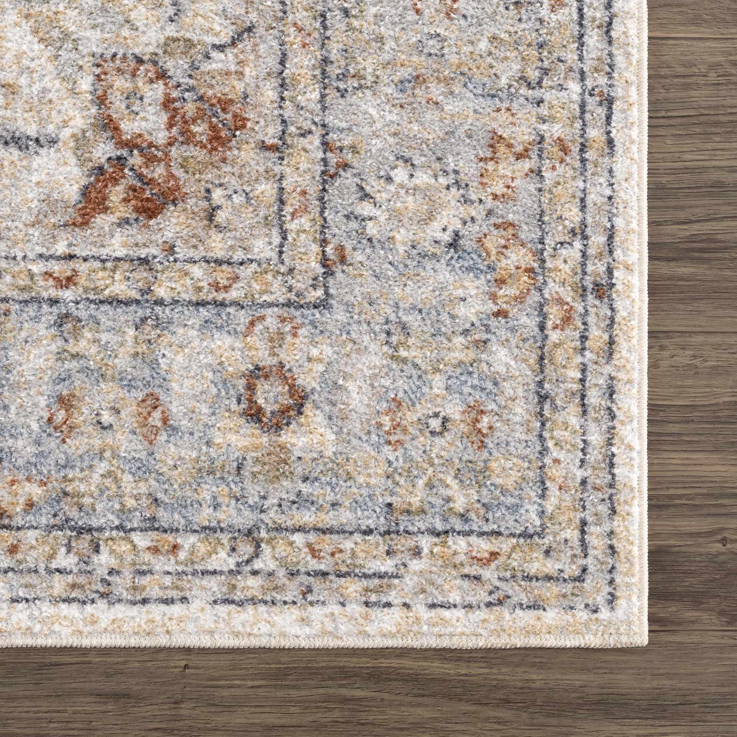 Emke Flat Pile Washable Rug - MyTuftedRugs.com