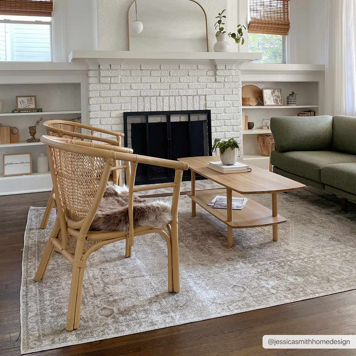 Gael Flat Pile Washable Rug - MyTuftedRugs.com