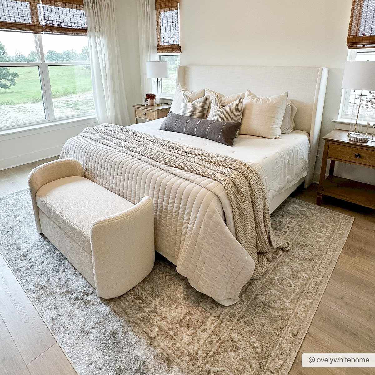 Gael Flat Pile Washable Rug - MyTuftedRugs.com