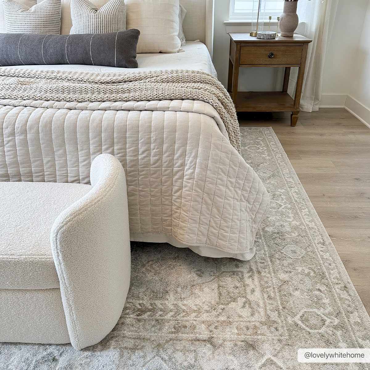 Gael Flat Pile Washable Rug - MyTuftedRugs.com