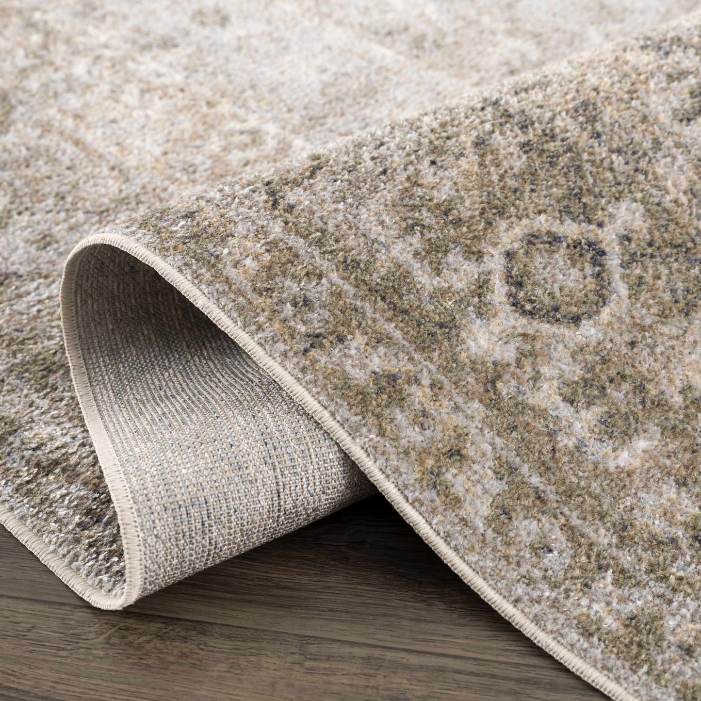 Gael Flat Pile Washable Rug - MyTuftedRugs.com