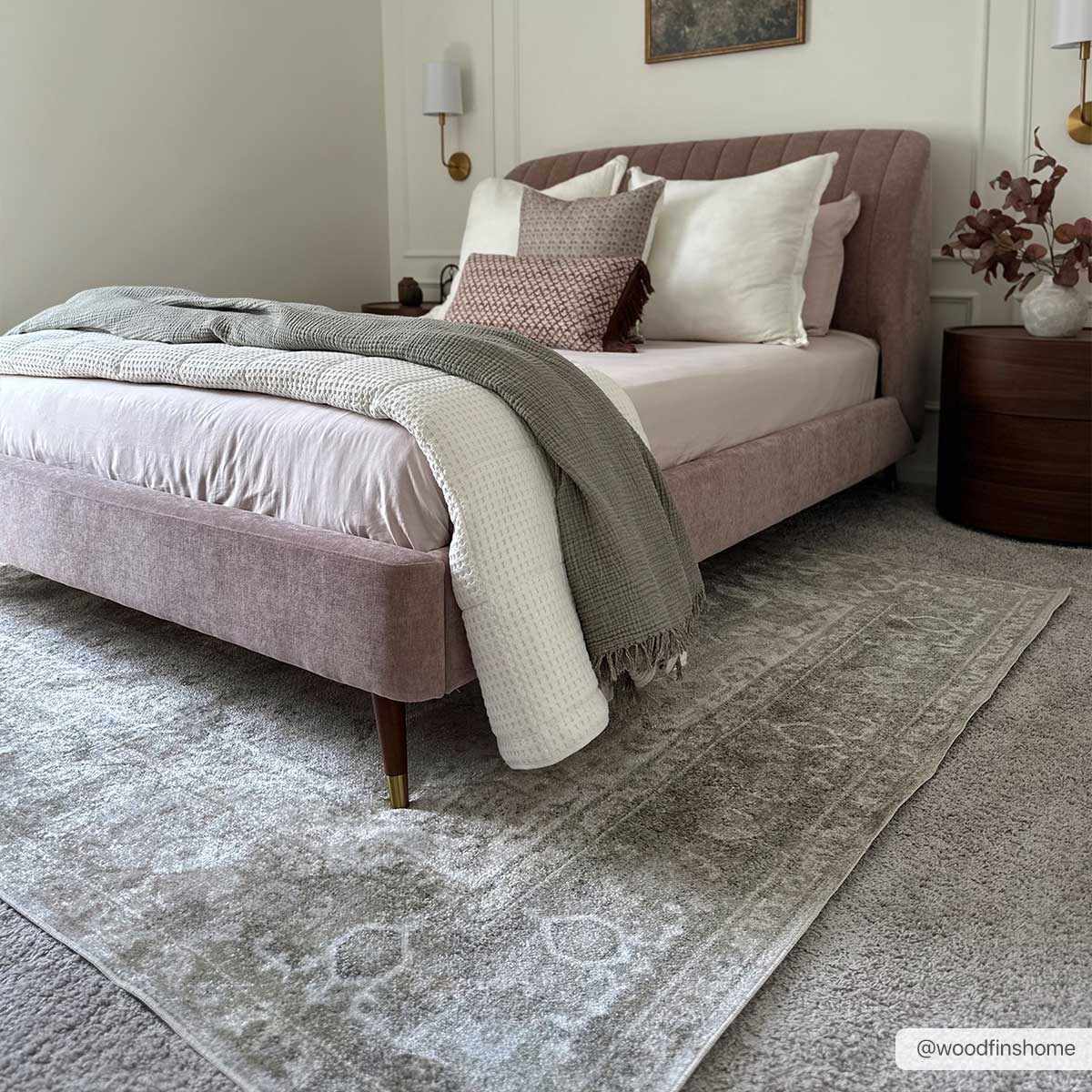 Gael Flat Pile Washable Rug - MyTuftedRugs.com