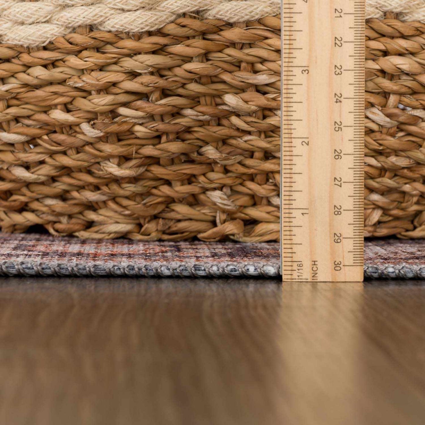 Ganyangan Red Washable Rug - MyTuftedRugs.com