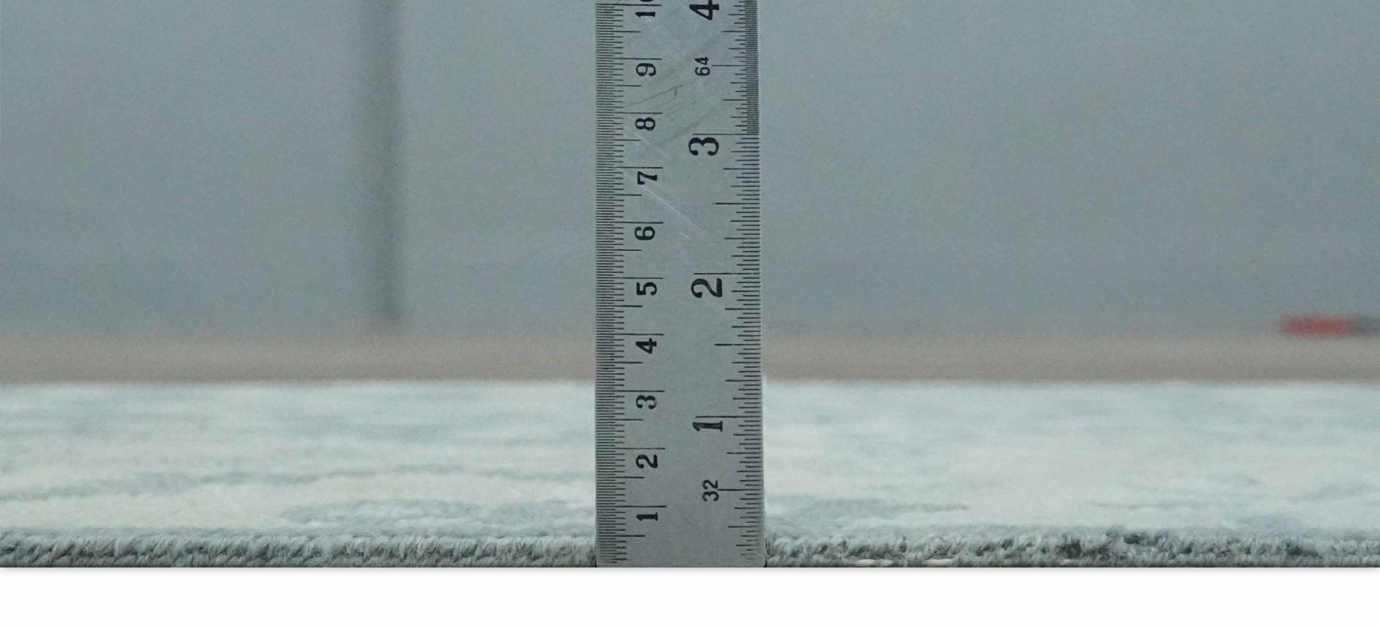 Hand - Knotted 2x4 Oushak Rug | Ivory & Charcoal Wool - MyTuftedRugs.com