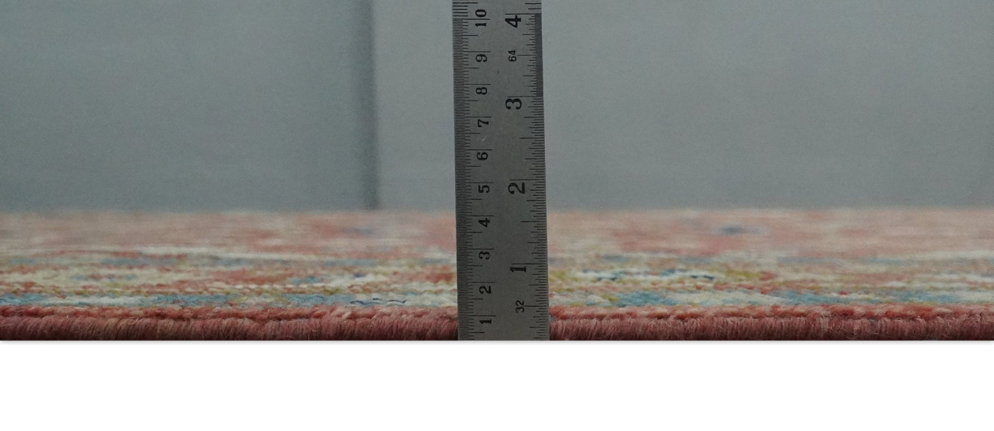 Hand - Knotted Antique Floral Oushak Rug 8x10 | Wool - MyTuftedRugs.com