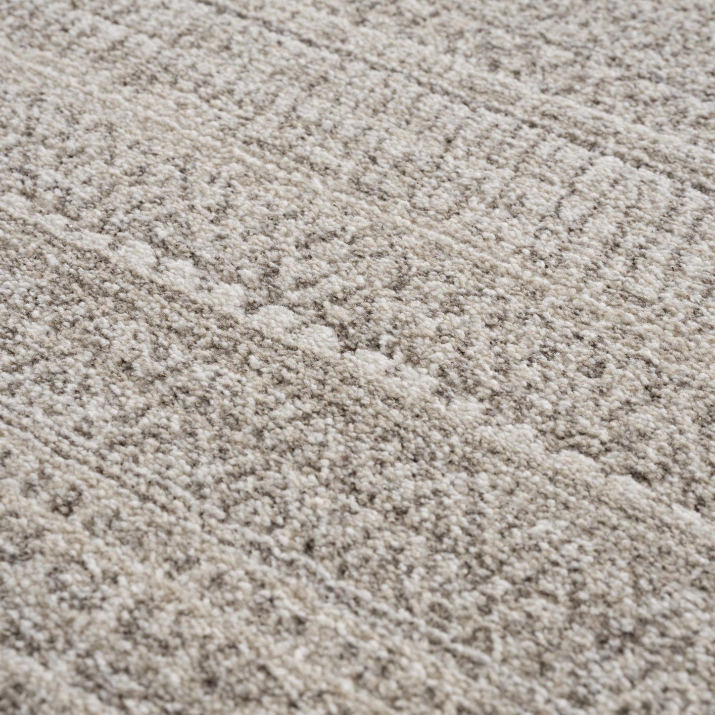 Nate Beige Tribal High Pile Carpet - MyTuftedRugs.com