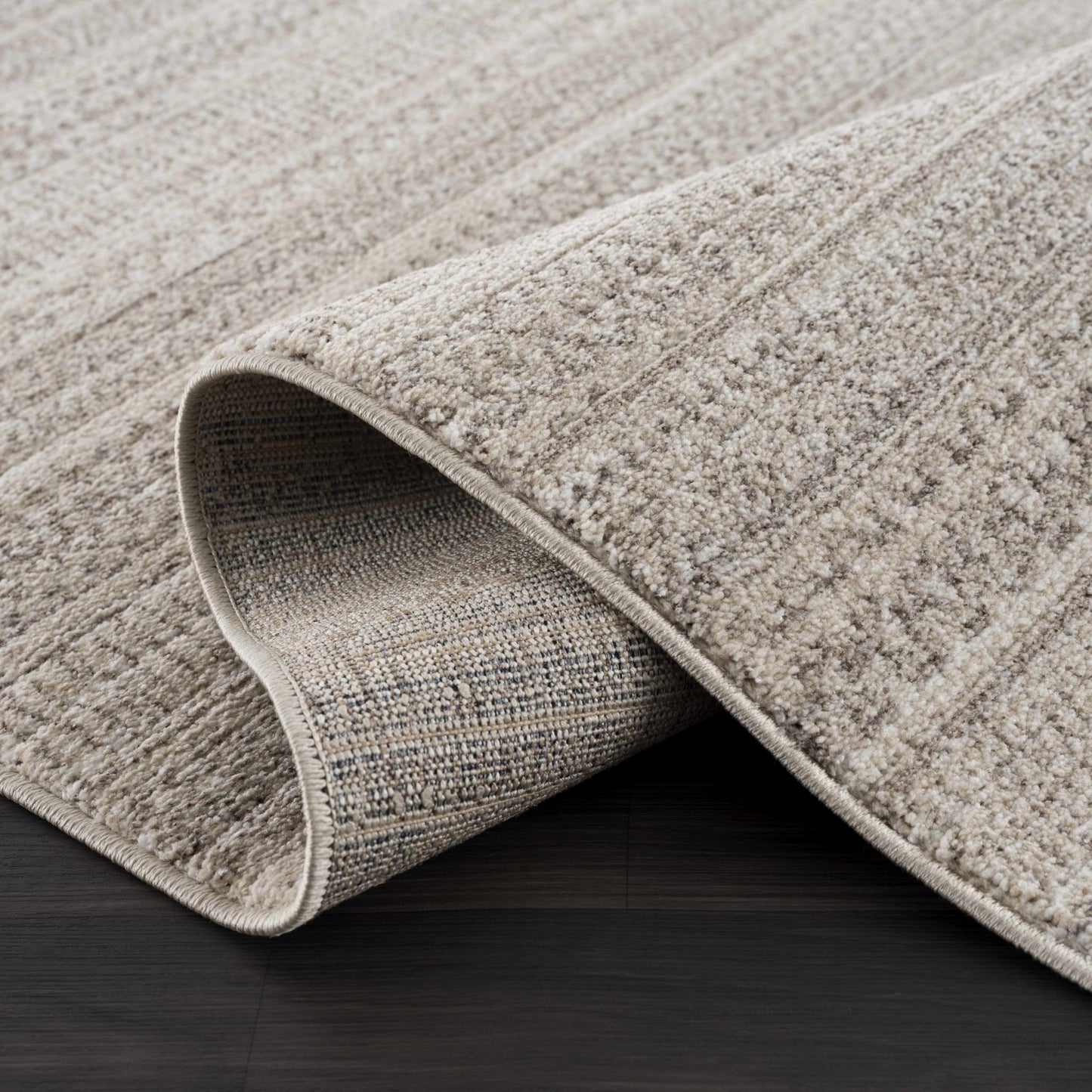 Nate Beige Tribal High Pile Carpet - MyTuftedRugs.com