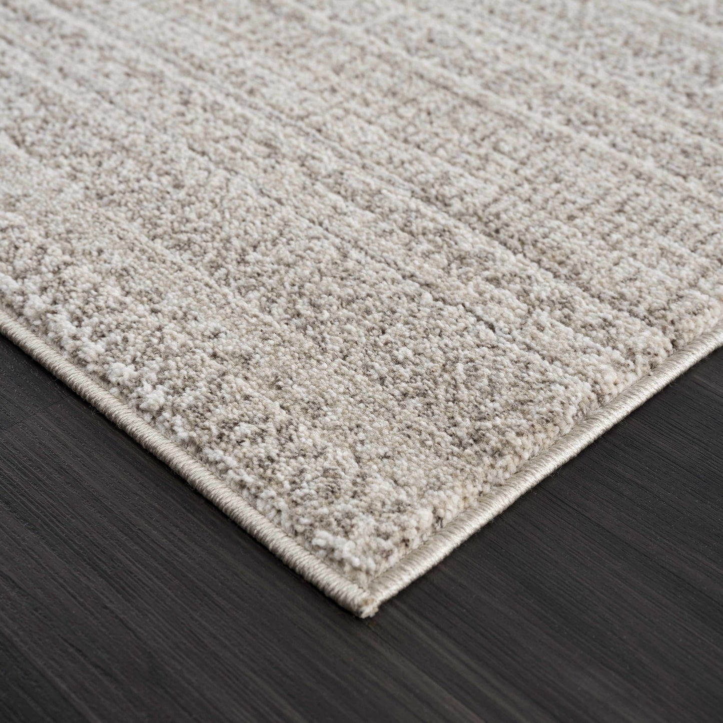 Nate Beige Tribal High Pile Carpet - MyTuftedRugs.com