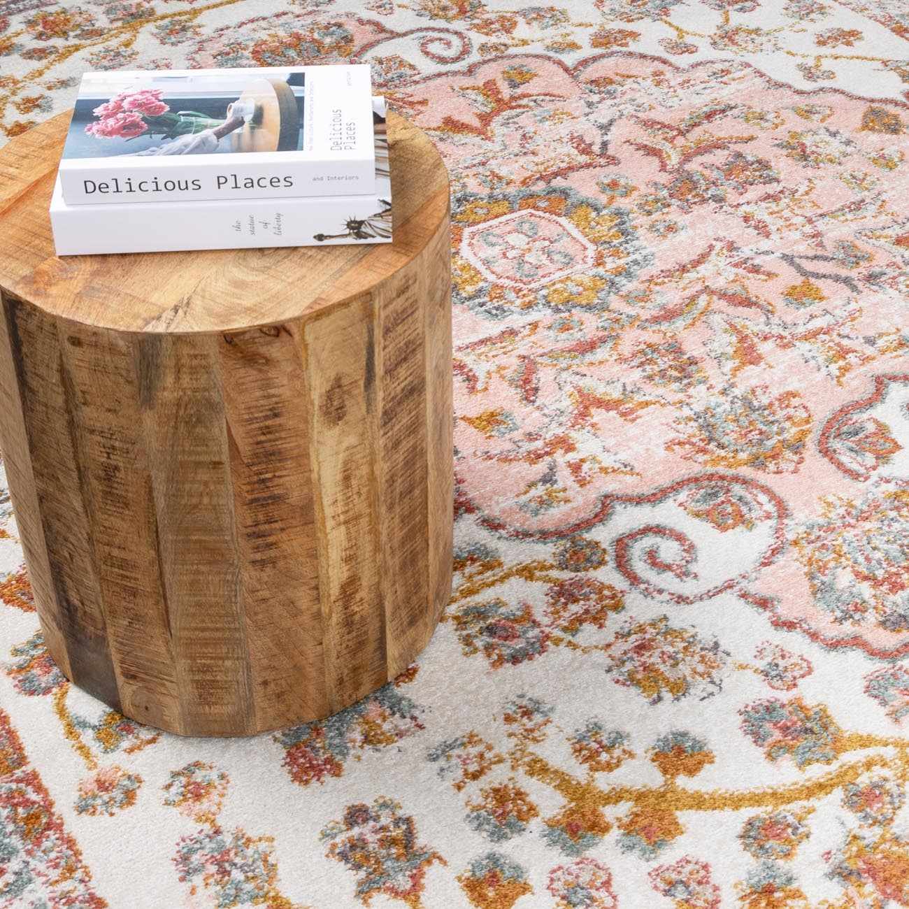 Oark Floral Medallion Area Rug - MyTuftedRugs.com