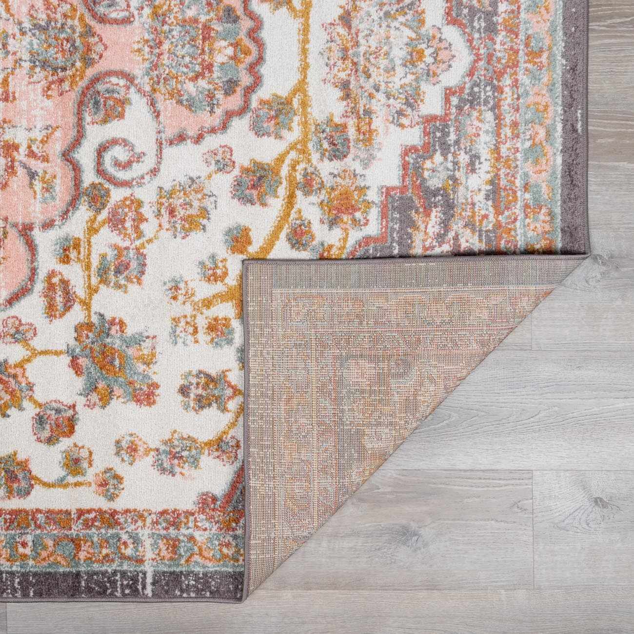 Oark Floral Medallion Area Rug - MyTuftedRugs.com