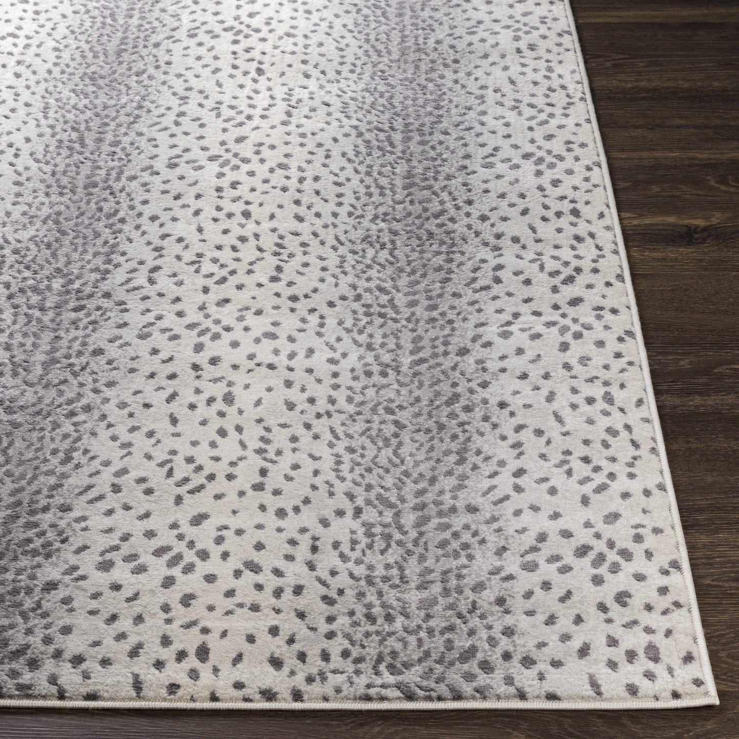 Pointblank Gray Antelope Print Rug - MyTuftedRugs.com