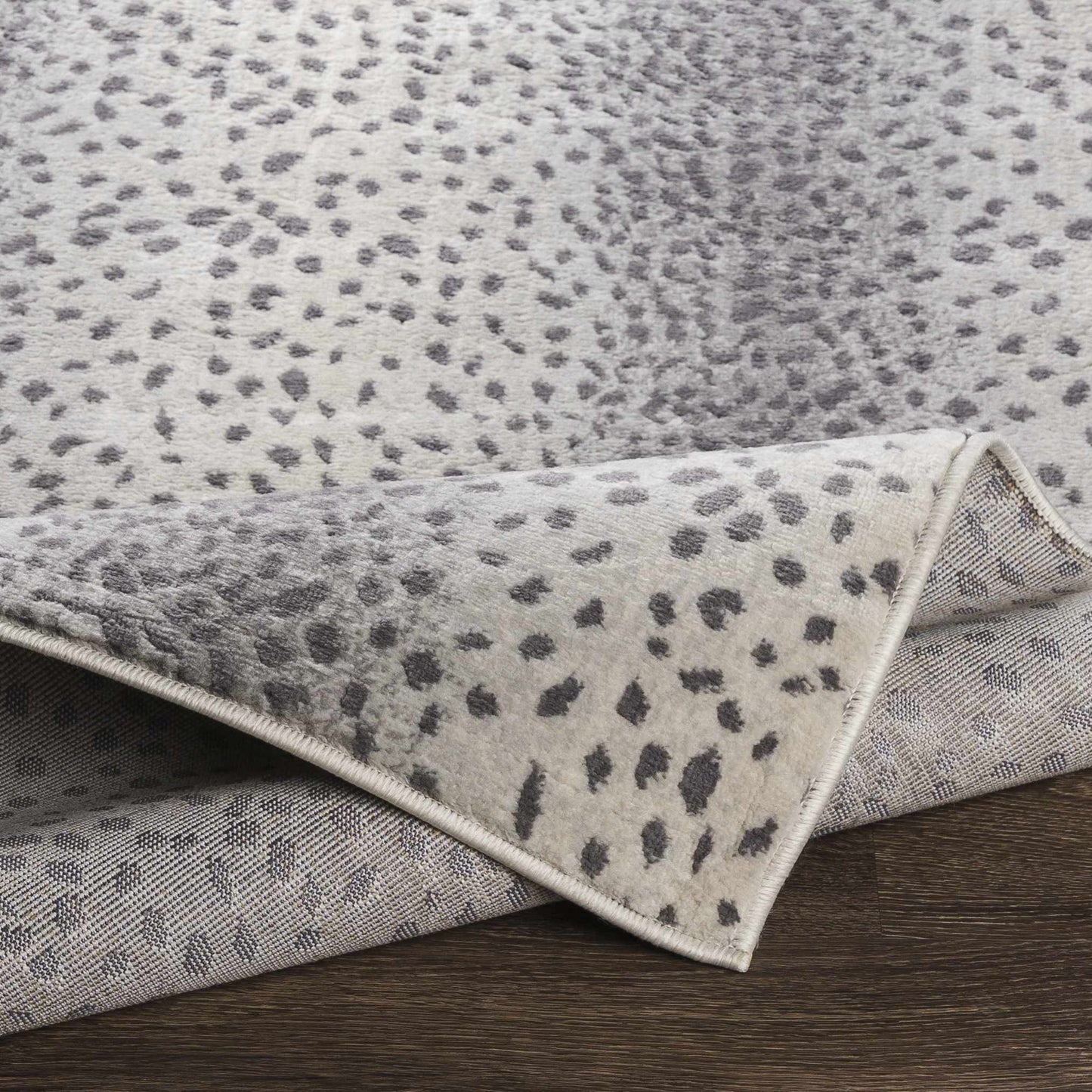 Pointblank Gray Antelope Print Rug - MyTuftedRugs.com