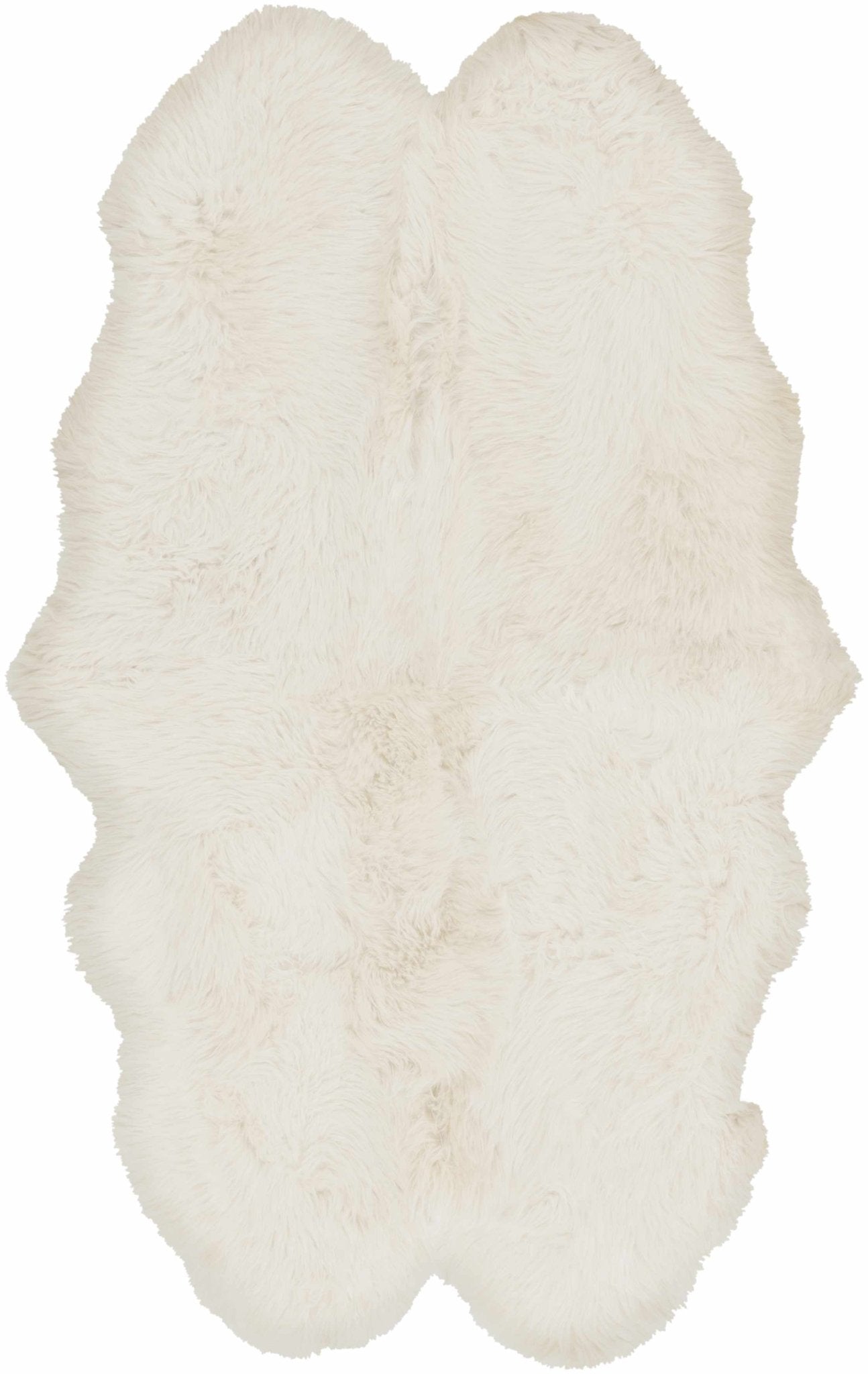 Premium White Soft Sheepskin Rug - MyTuftedRugs.com