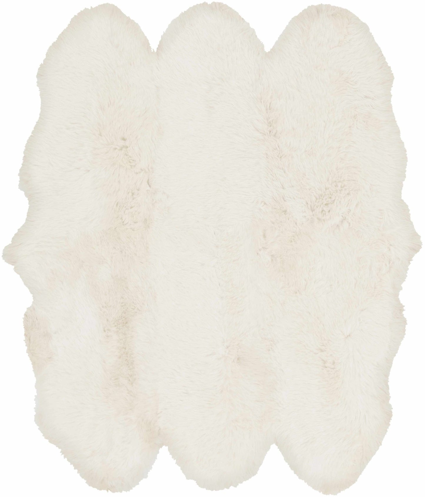Premium White Soft Sheepskin Rug - MyTuftedRugs.com