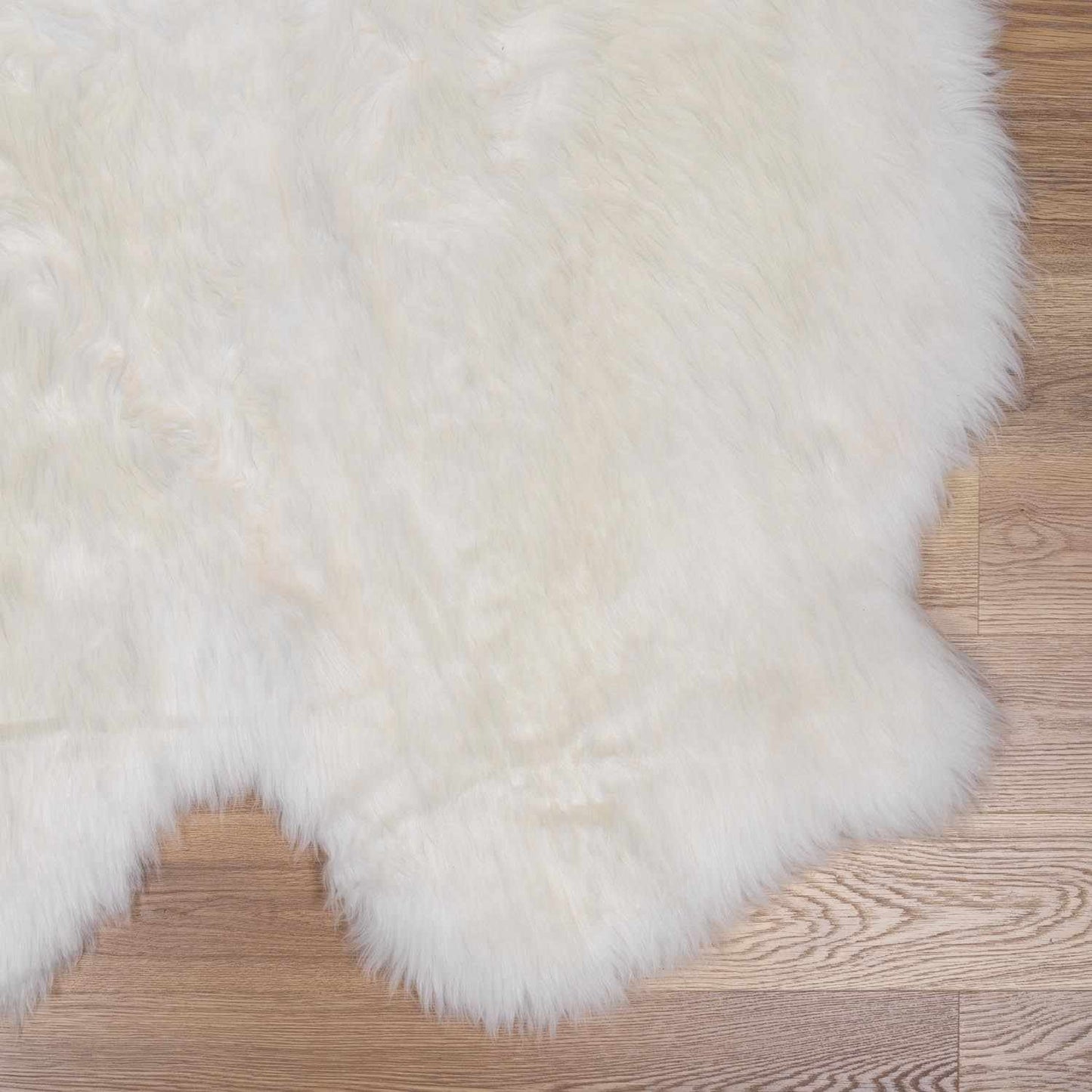 Premium White Soft Sheepskin Rug - MyTuftedRugs.com
