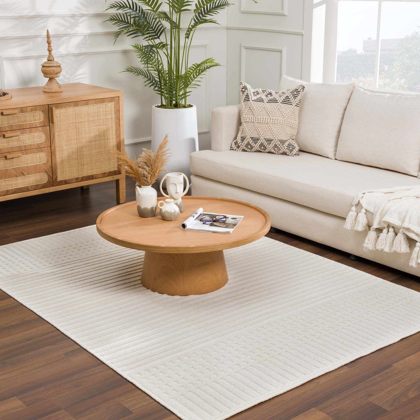 Rhun Washable Area Rug - MyTuftedRugs.com