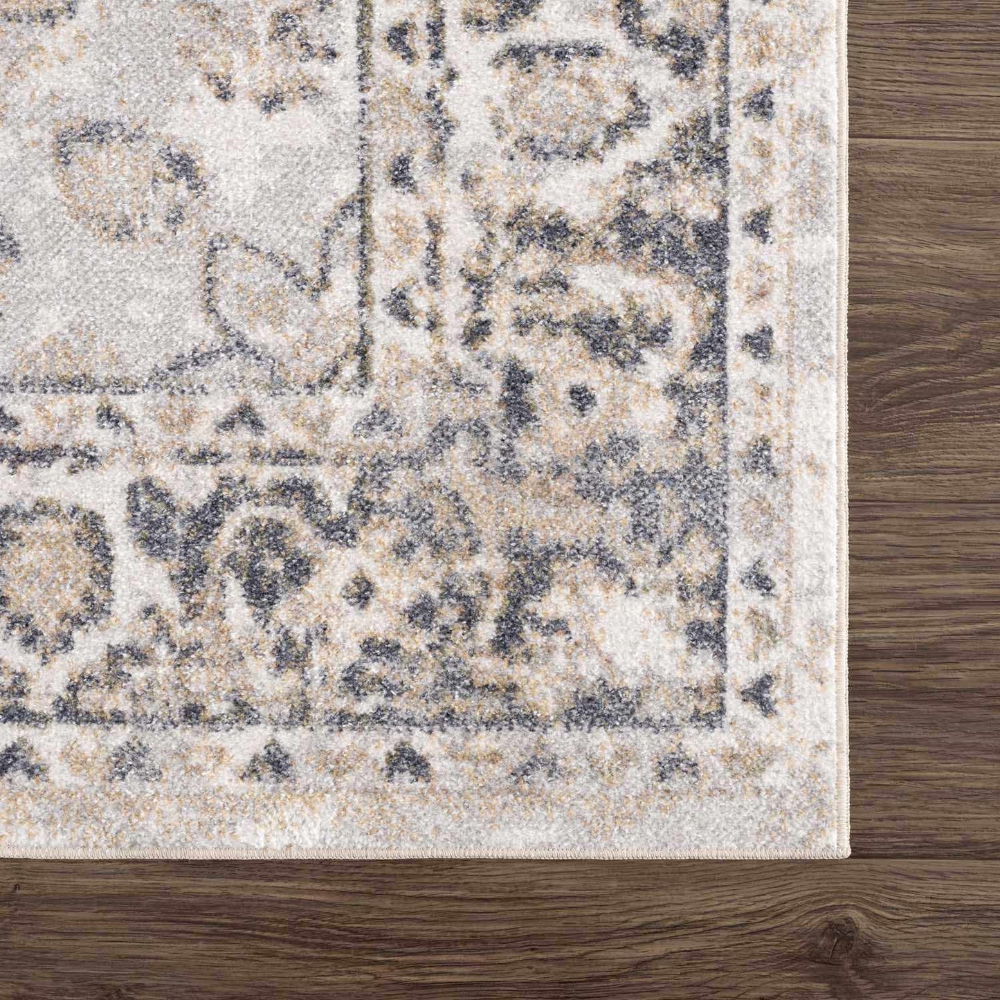 Rudo Beige Flat Pile Washable Rug - MyTuftedRugs.com