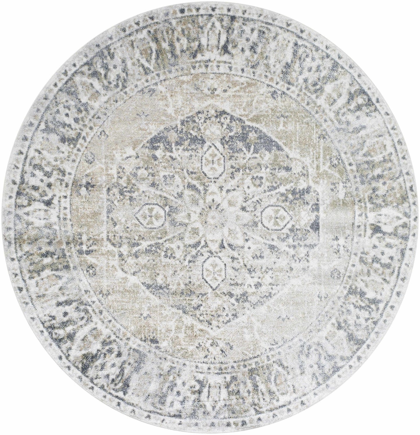 Rudo Beige Flat Pile Washable Rug - MyTuftedRugs.com