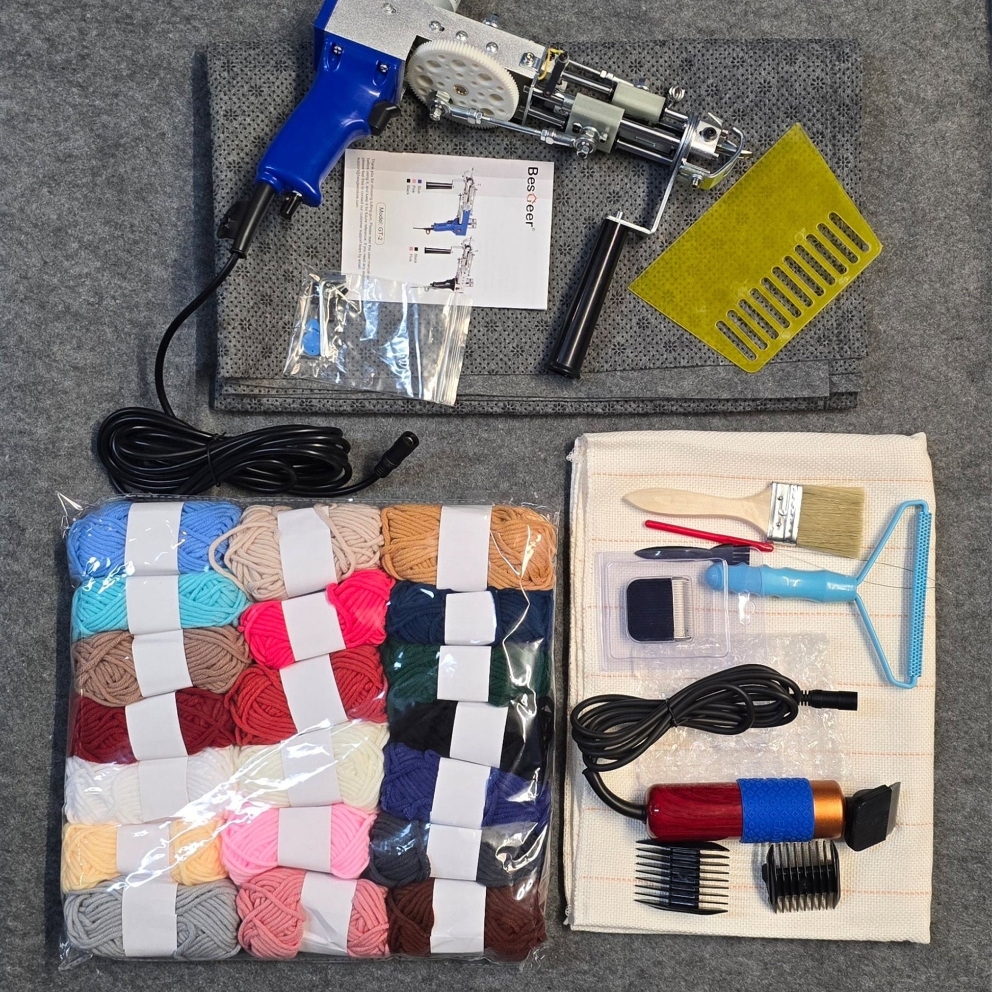 Rug Tufting Kit – The Ultimate Starter Set for DIY Rug Making - MyTuftedRugs.com