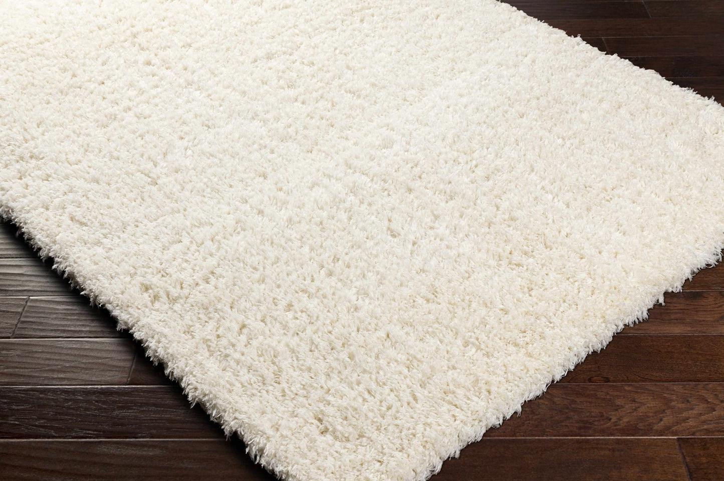 Siari Solid Cream Plush Rug - MyTuftedRugs.com