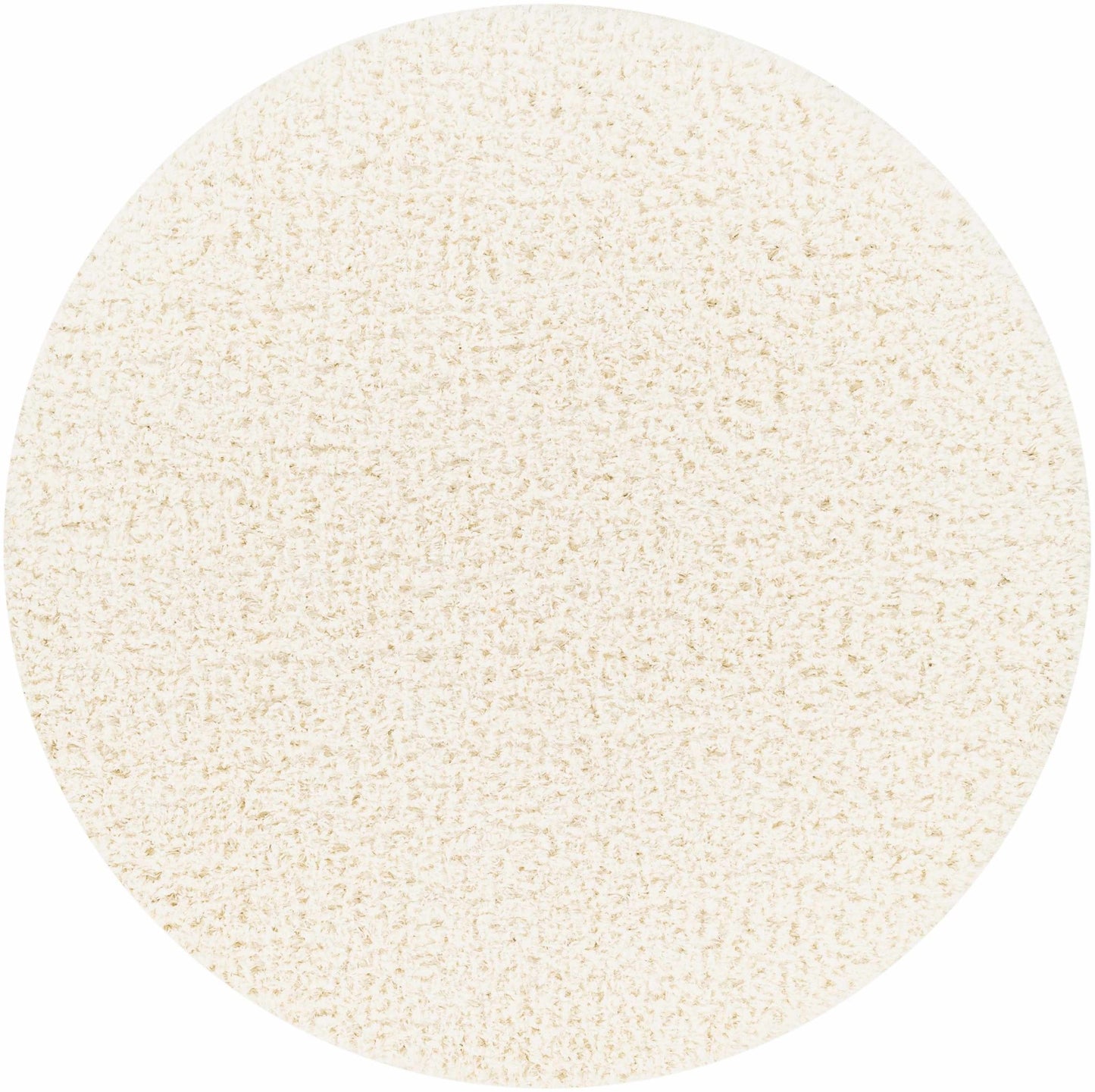 Siari Solid Cream Plush Rug - MyTuftedRugs.com
