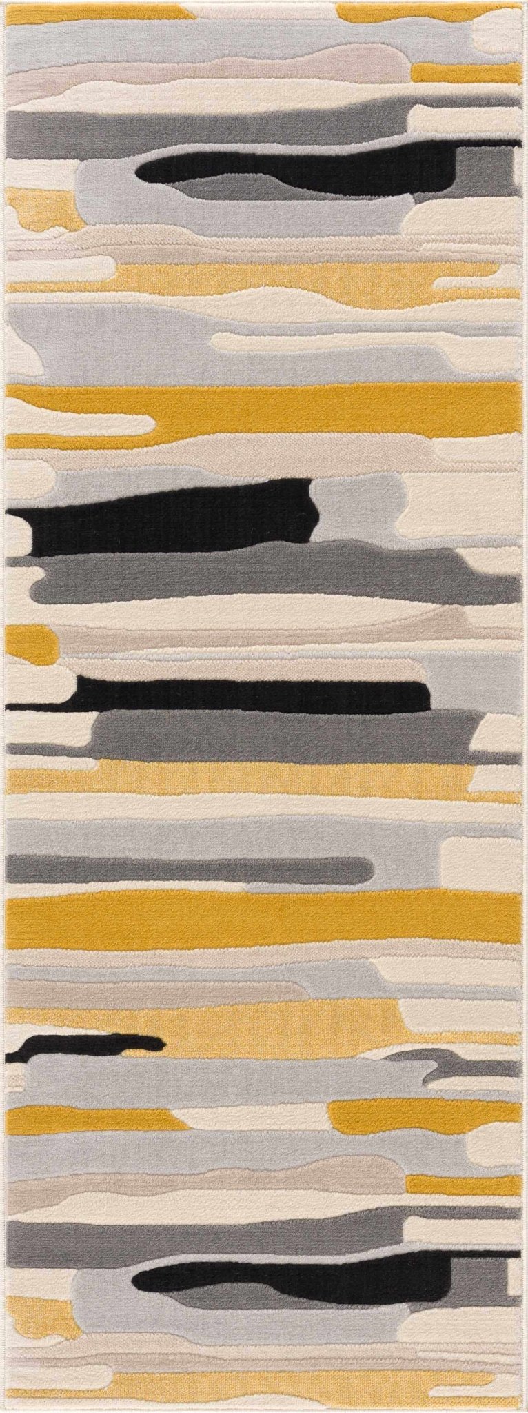 Southfields Mustard Modern Rug - MyTuftedRugs.com