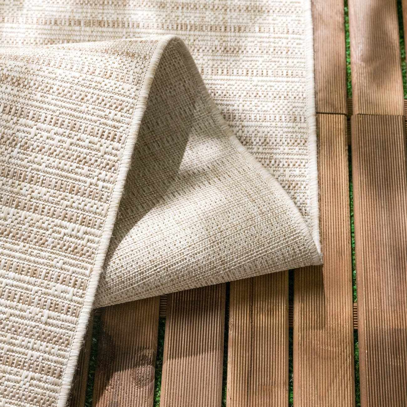 Stephan Beige Outdoor Rug - MyTuftedRugs.com