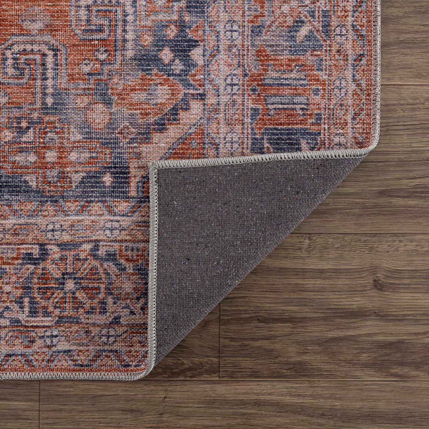Taber Burnt Orange Persian Style Rug - MyTuftedRugs.com
