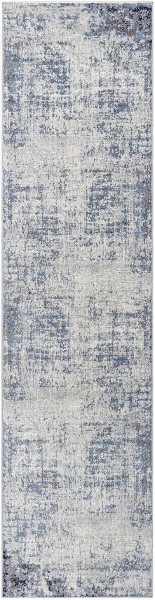 Texanna Abstract Blue/Gray Area Rug - MyTuftedRugs.com
